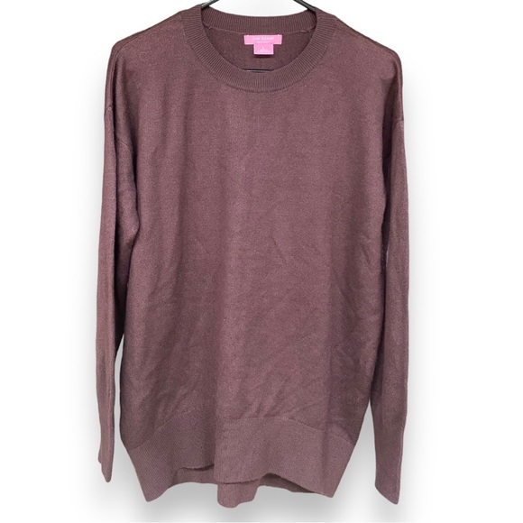 Isaac Mizrahi Tunic Length Soft Lounge Sweater Large - Picture 1 of 4